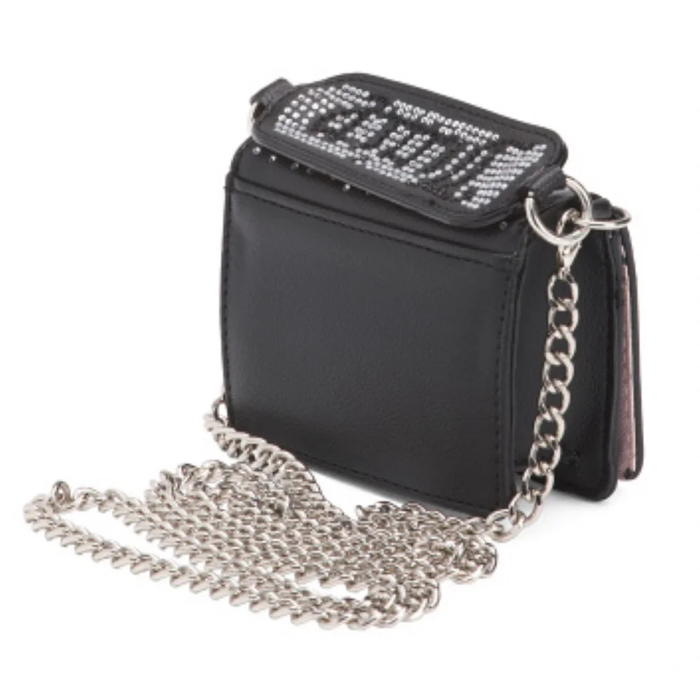 ✨ All That Glitters Mini Handbag On Chain Black Juicy Couture NWT